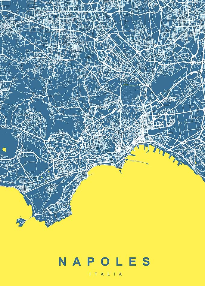NAPOLES City Map Italia
