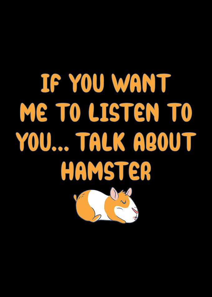 Talk about hamster