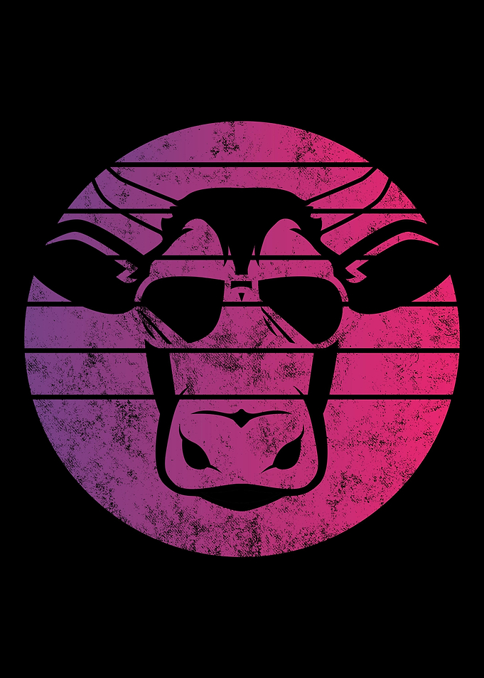 Cow Retro Vintage