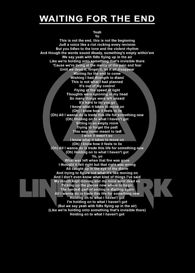 Lyric linkin park
