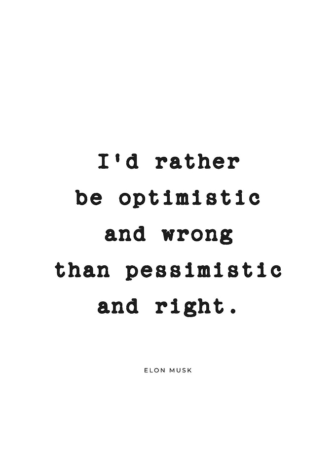 Optimistically Wrong Quote