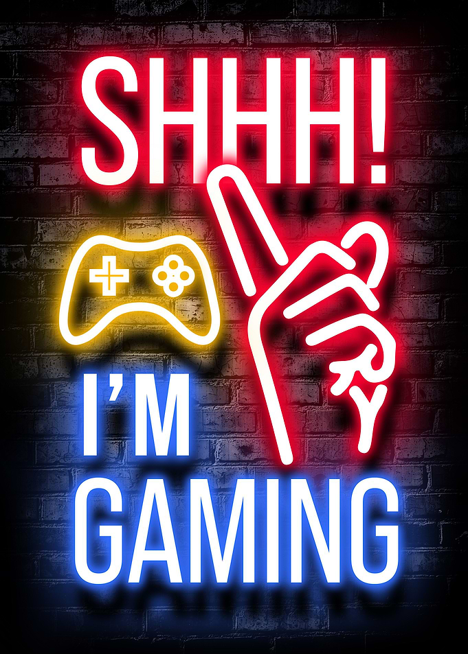 shh shhh shht gaming quote