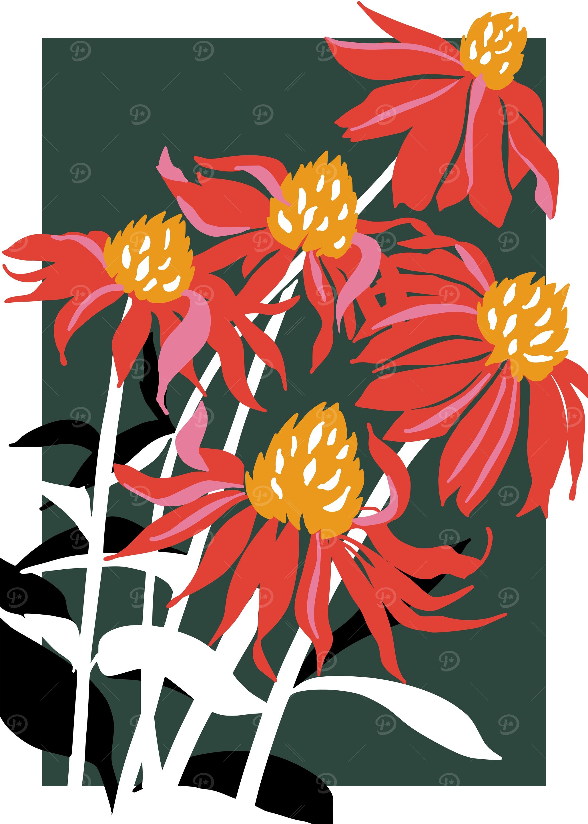 Bold Flower girls eye