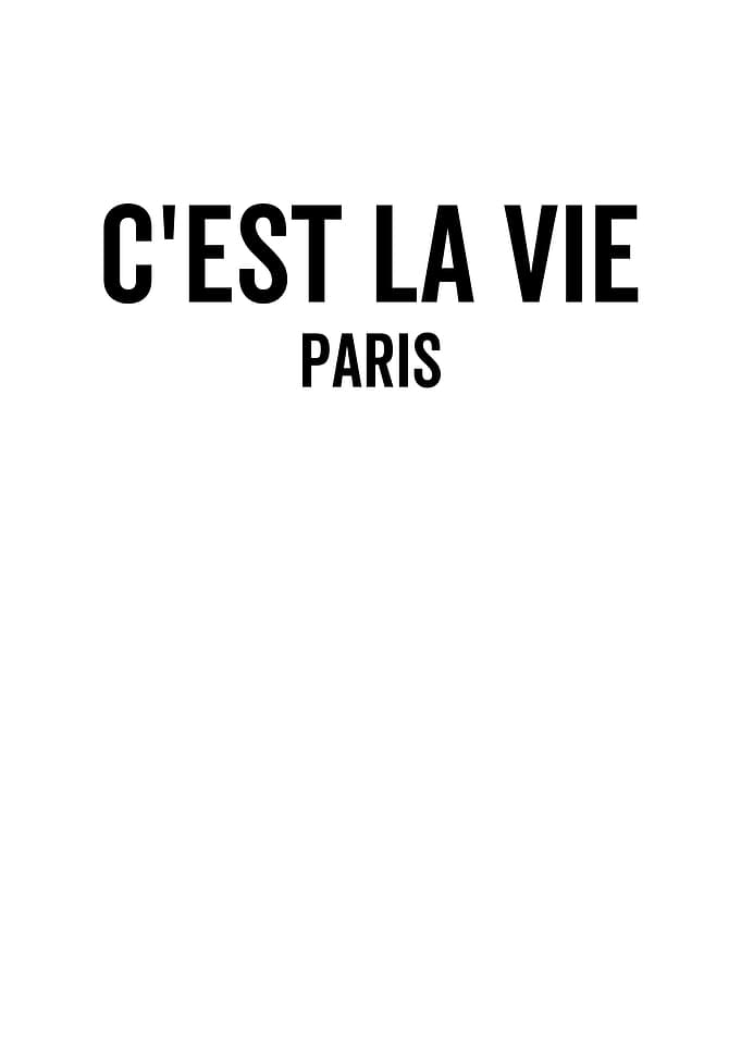 Cest La Vie Paris