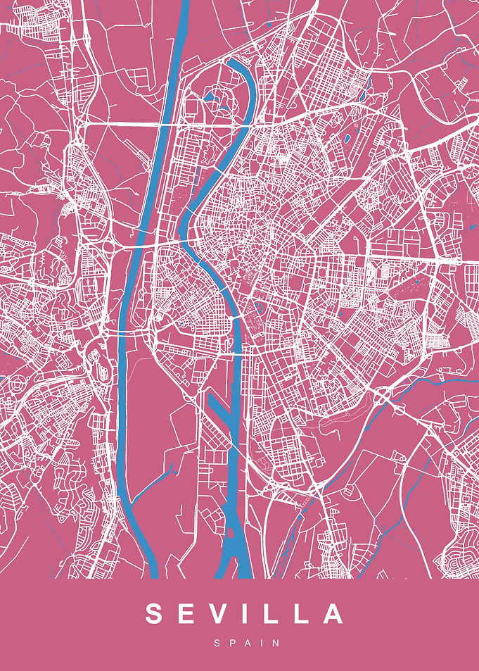 SEVILLA City Map Spain
