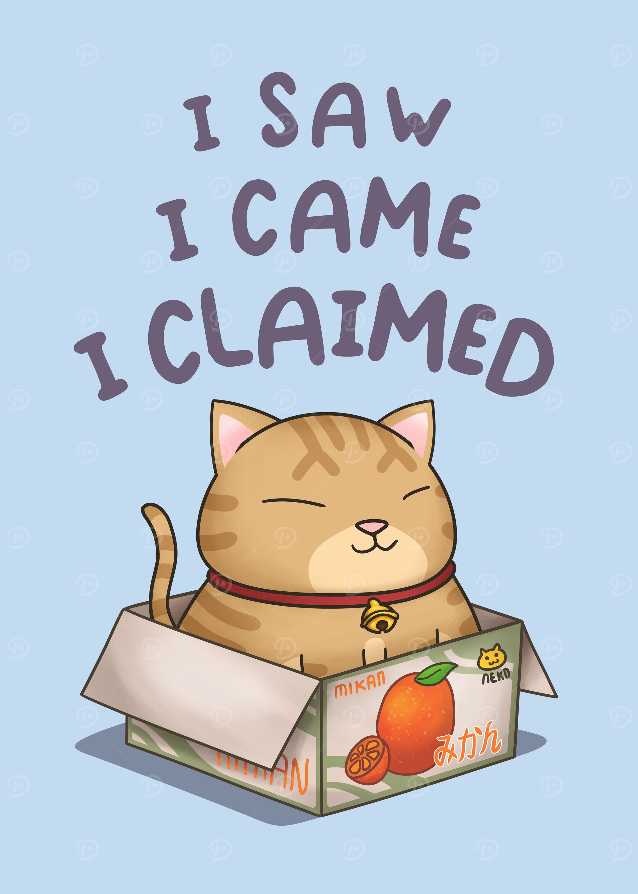 Fat Cat in Orange Box