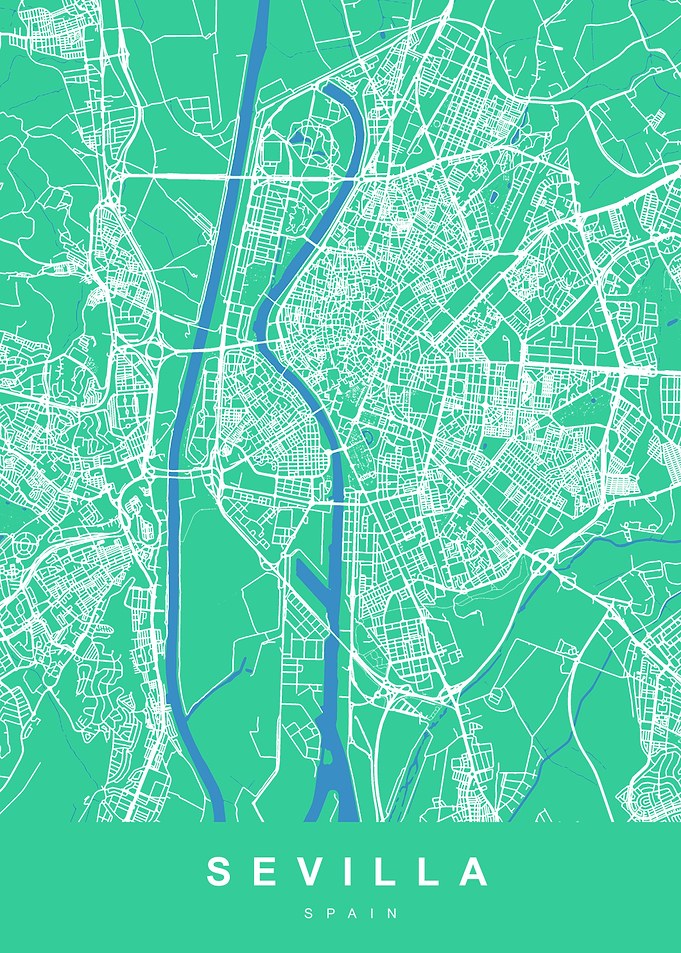 SEVILLA City Map Spain