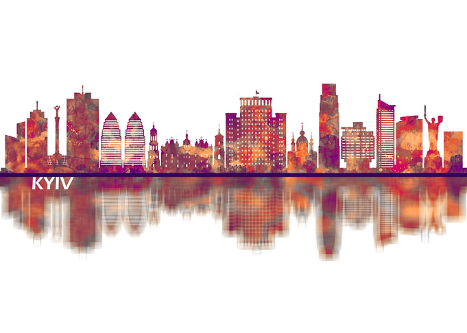 Kyiv Ukraine Skyline