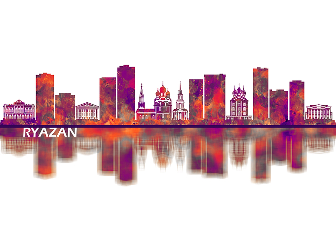 Ryazan Russia Skyline