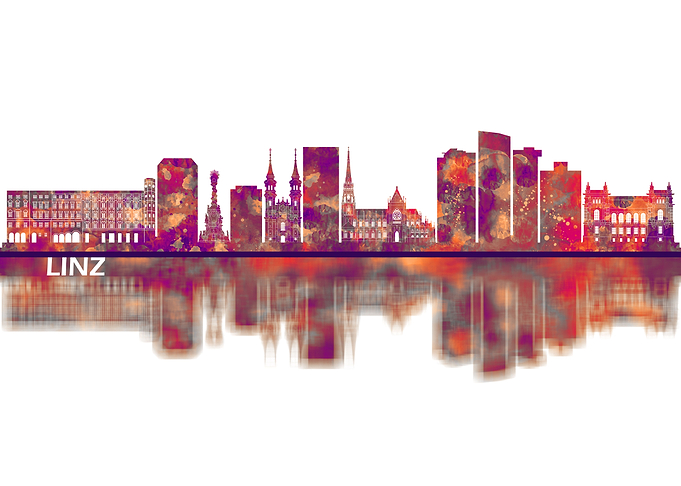 Linz Austria Skyline