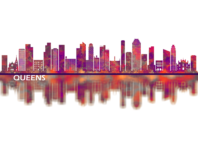Queens New York Skyline