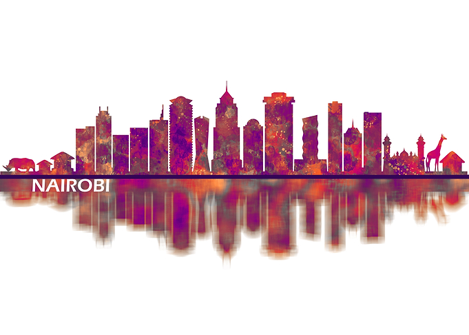 Nairobi Kenya Skyline