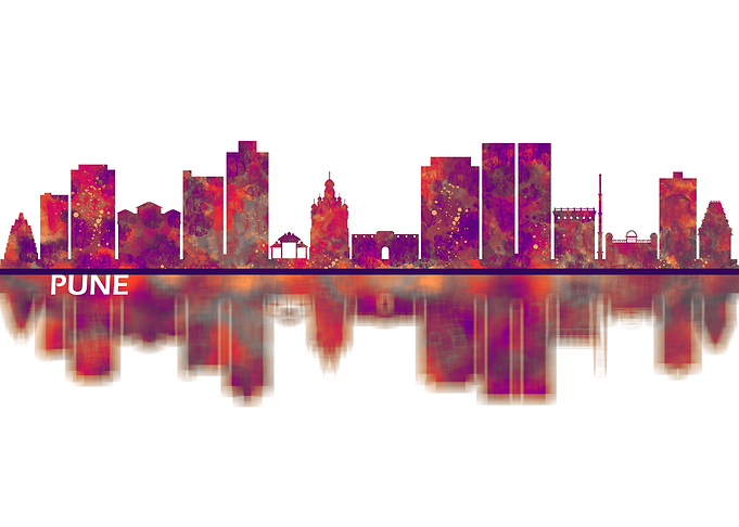 Pune Maharashtra Skyline