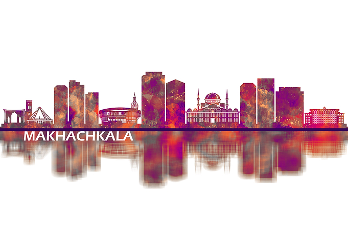 Makhachkala Russia Skyline