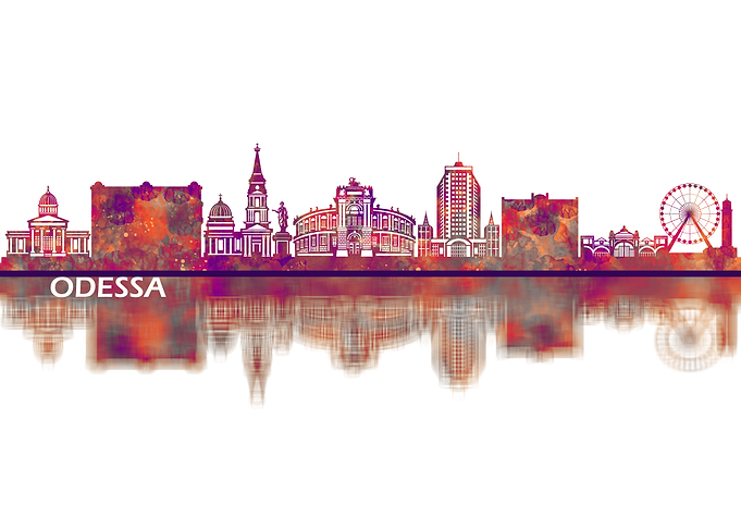 Odessa Ukraine Skyline