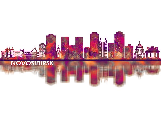 Novosibirsk Russia Skyline
