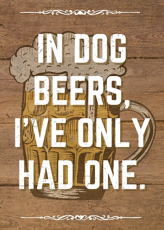 Mancave Beer Quote