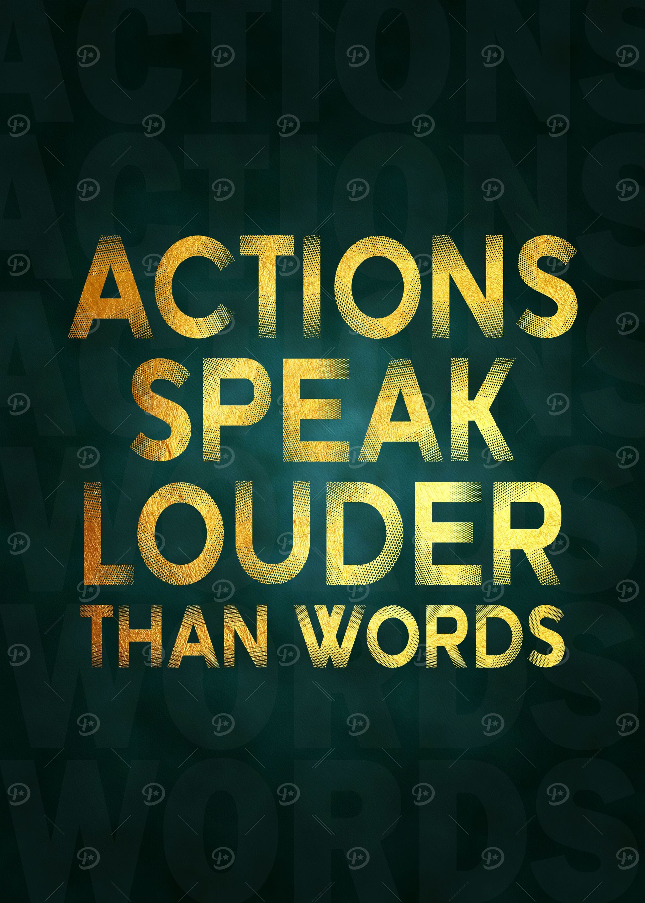 26 Actions Speak Louder