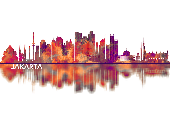 Jakarta Indonesia Skyline