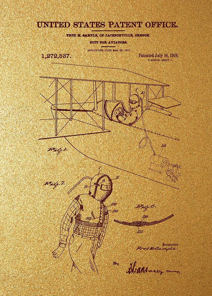 83 Aviator Suit Patent