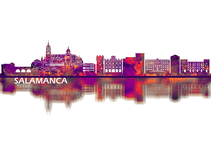 Salamanca Spain Skyline
