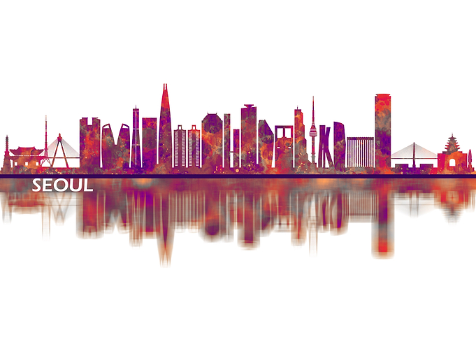 Seoul South Korea Skyline