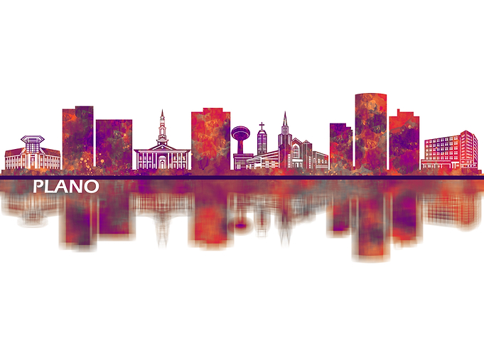 Plano Texas Skyline