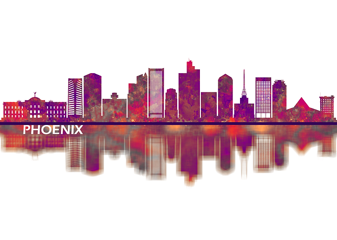 Phoenix Arizona Skyline