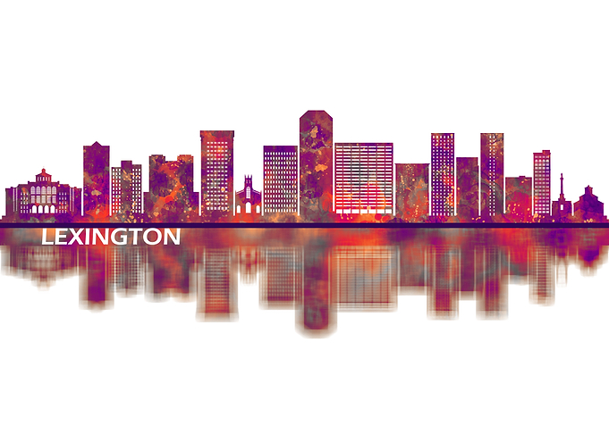 Lexington Kentucky Skyline