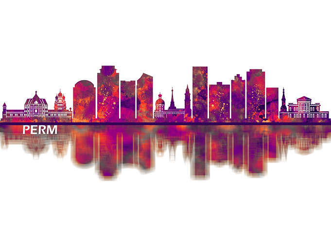 Perm Russia Skyline