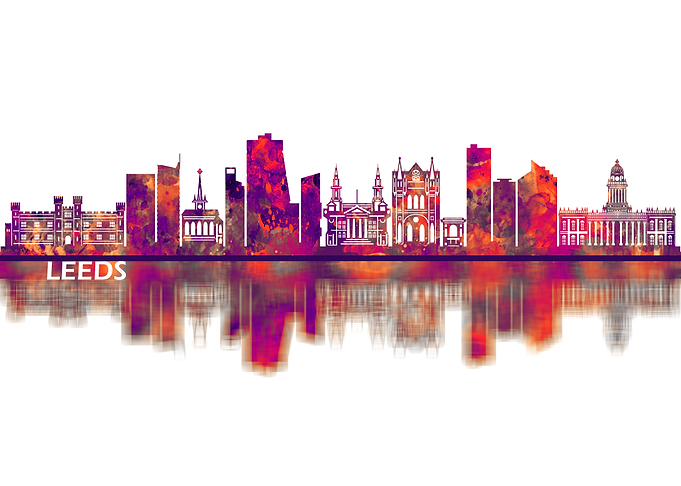 Leeds England Skyline