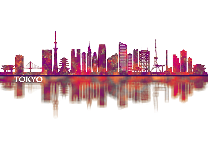 Tokyo Japan Skyline