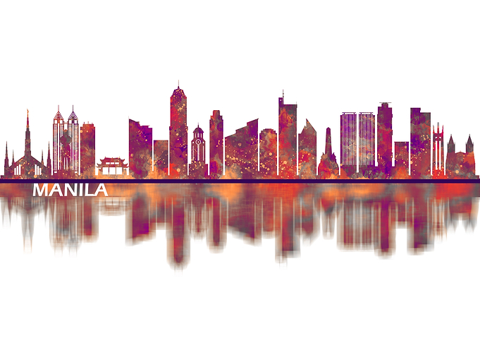Manila Philippines Skyline