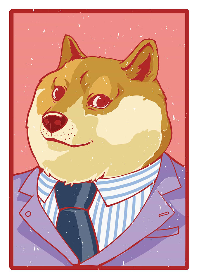 Dapper Dog Poster Design