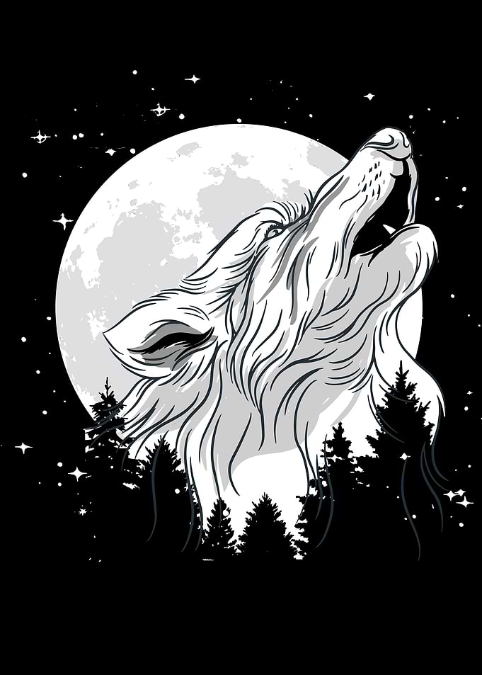 Minimalist wolves ireland