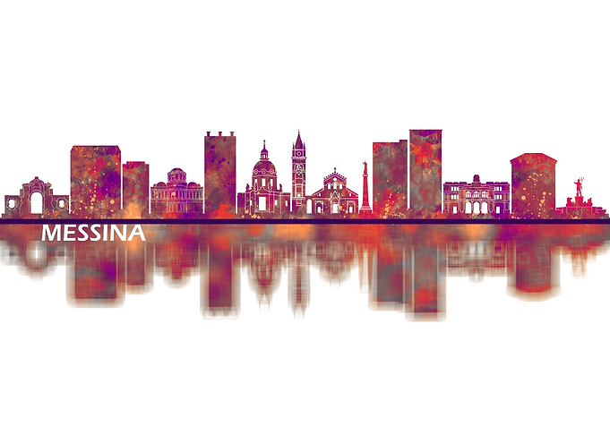 Messina Italy Skyline