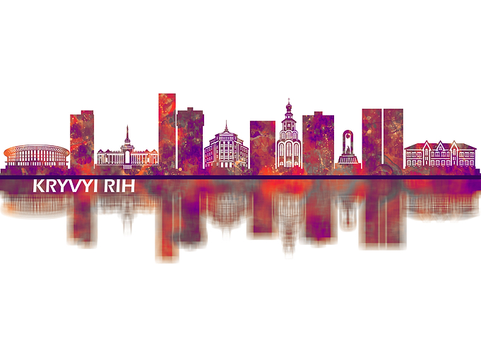Kryvyi Rih Ukraine Skyline