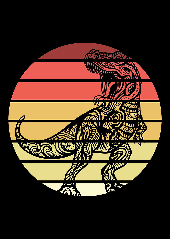Dinosaur Retro Vintage