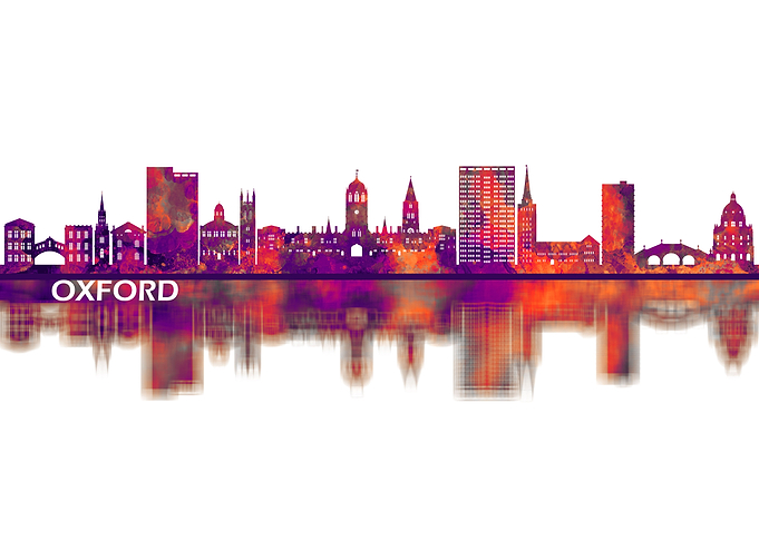 Oxford England Skyline