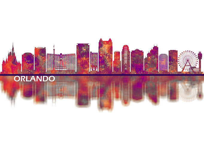 Orlando Florida Skyline