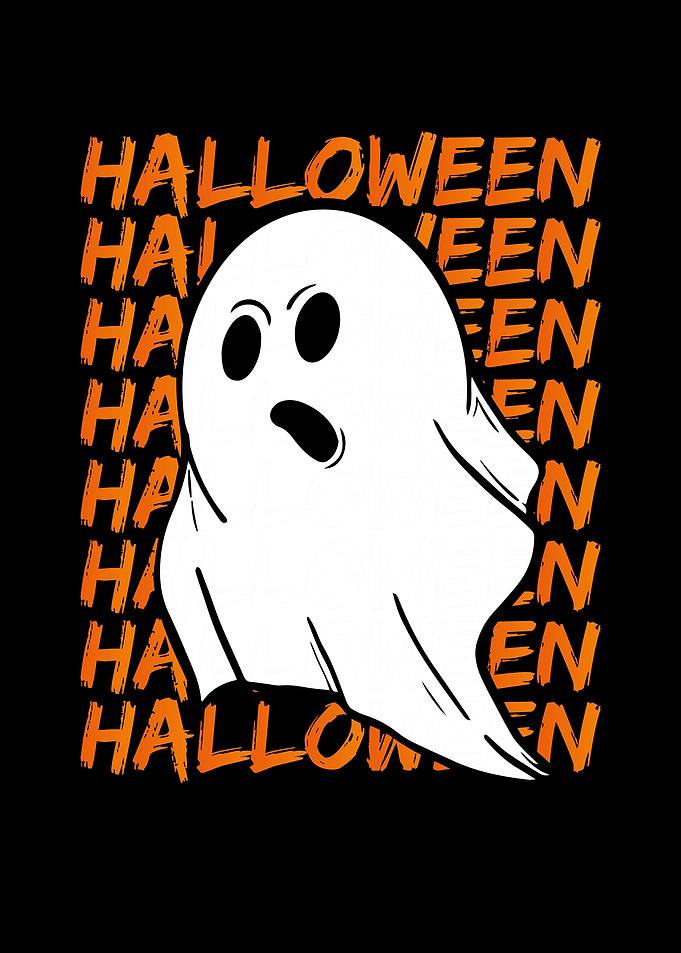 Halloween scary ghost
