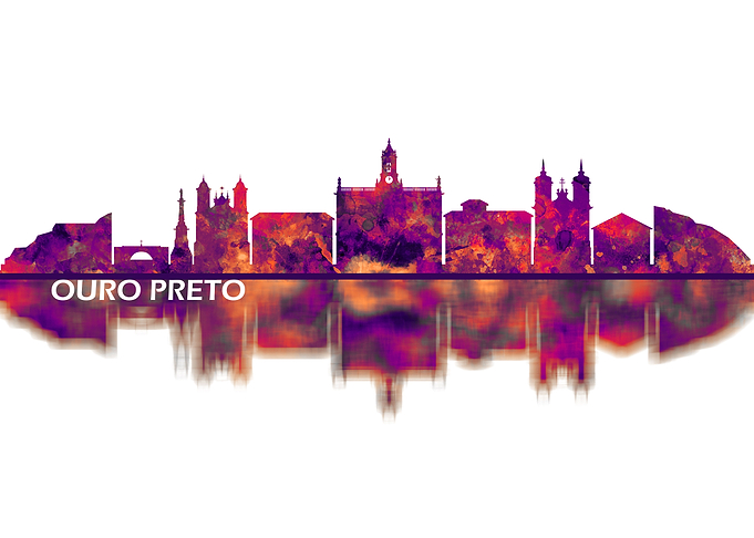 Ouro Preto Brazil Skyline