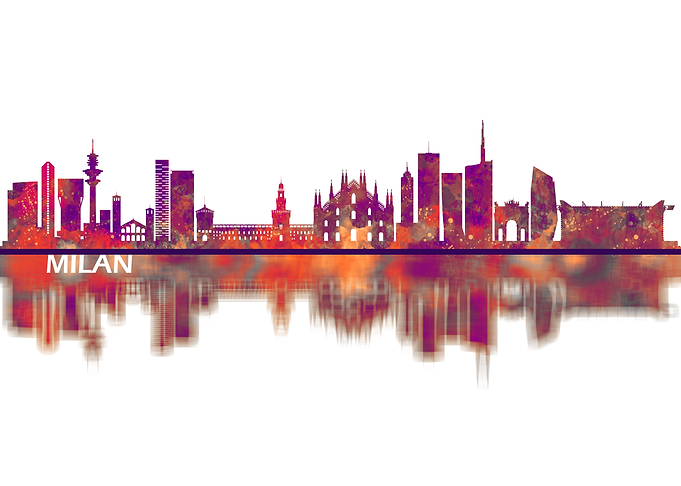 Milan Italy Skyline