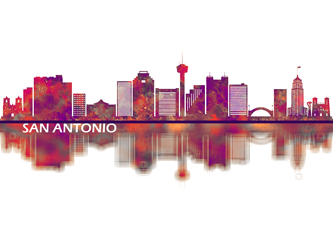San Antonio Texas Skyline