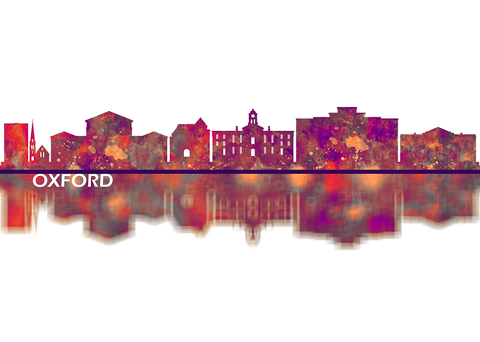 Oxford Mississippi Skyline