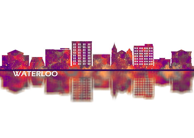 Waterloo Iowa Skyline