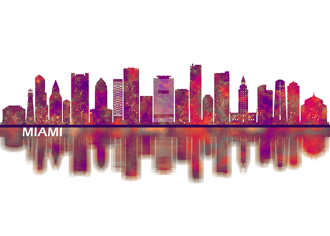 Miami Florida Skyline