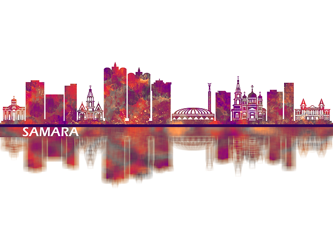 Samara Russia Skyline