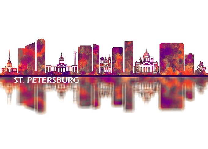 St Petersburg Skyline