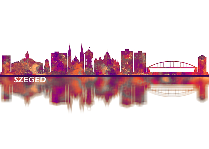Szeged Hungary Skyline
